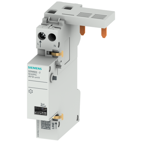Siemens 5SM6021-2 Brandschutzschalter AFD 1-16A 1TE für LS und Fi/LS 1+N 2TE