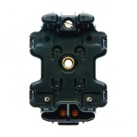 Berker 1680 Serijski LED priključak s N-Klem Modul ulaznica crna