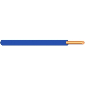 YE 6 mm² Μπλε H07V-U (άκαμπτος) PVC αγωγός 100 Meter