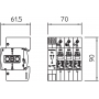 OBO BETTERMANN V20-C 3PHFS-1000 SurgeController V20 tri póly pre fotovoltaické 1000V DC 5094574