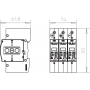 OBO BETTERMANN V25-B+C 3-PH900 CombiController V25 trois pôles pour photovoltaïque 900V 5097447