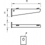 OBO BETTERMANN AW G 15 11 FT Wand- und Stielausleger für Gitterrinne B110mm, St, FT 6420606