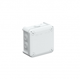 OBO BETTERMANN T 60 cable branch box with introductions 114x114x57, PP, light grey, 7035 2007061