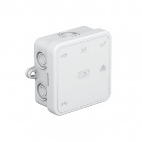 OBO BETTERMANN A 8 Kabelabzweigkasten 75x75x36, PE, lichtgrau, 7035 2000016