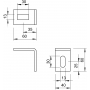 OBO BETTERMANN BW 60 40 FT Befestigungswinkel 60x60x40, St, FT 6019560