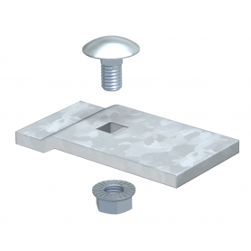 OBO BETTERMANN LKS60 4 FT Klemmstück für Kabelleiter LG110 60x30, St, FT 6221122