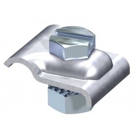 OBO BETTERMANN 324 S-FT Klemmbock mit Schraube M8x25mm, St, FT 5326303