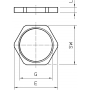 OBO BETTERMANN 169 MS M63 παξιμάδι M63, CuZn, N 2091682