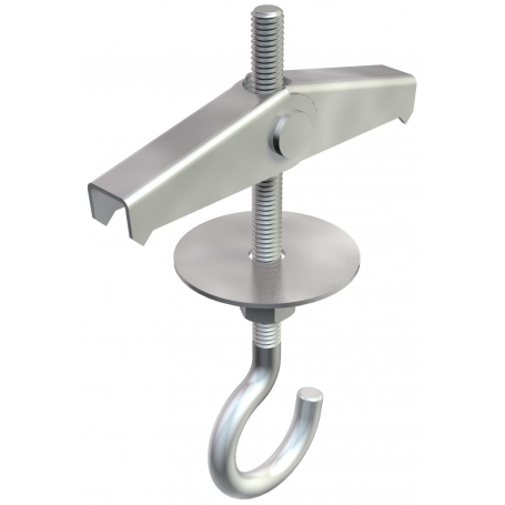 OBO BETTERMANN 452 M4X70 G Spring folding dowel with ceiling hook M4x70mm, St, G 3481778 50 pieces