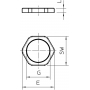 OBO BETTERMANN 116 M20 LGR PA M20, PA, svetlo siva, 7035 2048922 100 kosov