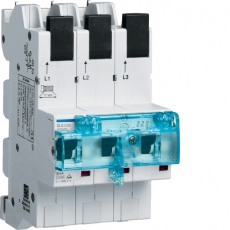 Hager HTS335E SLS-διακόπτης 3P E-35A ράγα συλλογής QC