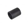 Fränkische SM-E 16 Brushed Steel Pipe Threaded Sleeve, black, 20250016, 25 pieces