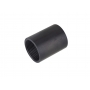 Fränkische SM-E 40 Brushed Steel Pipe Threaded Sleeve, black, 20250040, 25 pieces