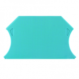 Weidmüller WAP 2.5-10 BL Abschlussplatte (Klemmen), 56 mm x 1.5 mm, blau 1050080000