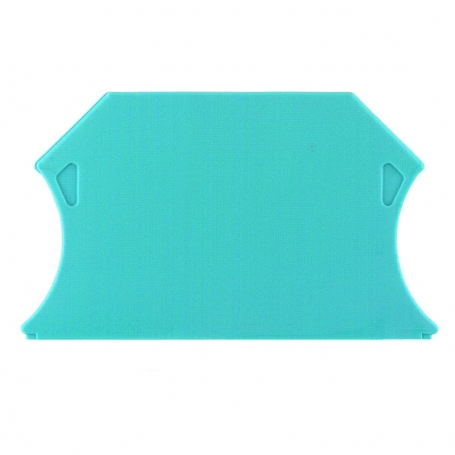 Weidmüller WAP 2.5-10 BL zaključna plošča, 56 mm x 1.5 mm, modra 1050080000