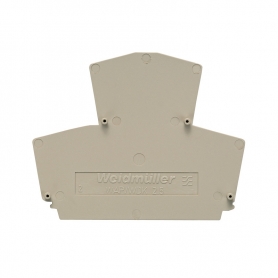 Weidmüller WAP WDK2.5 placa terminal (terminales), 69 mm x 1,5 mm, beige oscuro 1059100000
