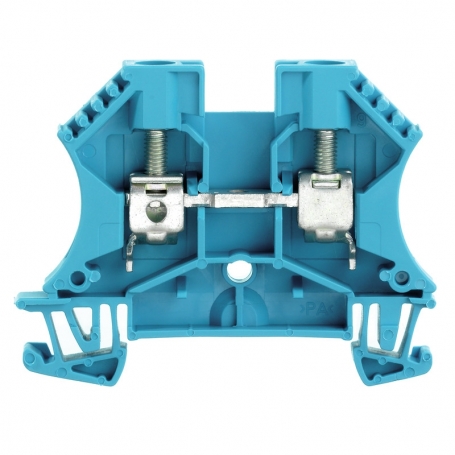 Weidmüller WDU 6 BL Durchgangs-Reihenklemme, Schraubanschluss, 6 mm², 800 V, 41 A, Anschlüsse: 2 1020280000