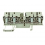 Weidmüller ZDU 2.5/4AN serial terminal, tension spring connection, 2.5 mm2, 800 V, 24 A, connections: 4 1608570000