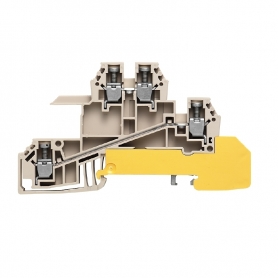 Weidmüller WDL 2.5/S/L/L/PE večstopenjski zaporedni priključek, priključek, 2.5 mm2, 400 V, 24 A, nadstropji: 3, temna 103110000