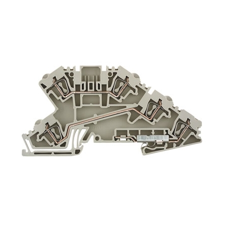Weidmüller ZDL 2.5/L/L/PE Installations-Etagenklemme, Zugfederanschluss, 2.5 mm²