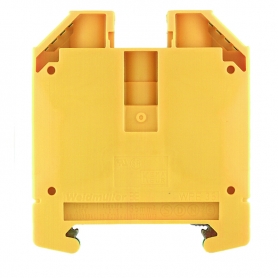 Weidmüller WPE 35 séria svorka, skrutka pripojenie, 35 mm2, 800 V, pripojenia: 2, podlahy: 1, zelená / žltá