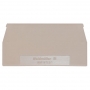 Weidmüller WAP WTL6/1 plaque d'extrémité (terminaux), 65 mm x 1,5 mm, beige foncé 20 pièces 1068300000