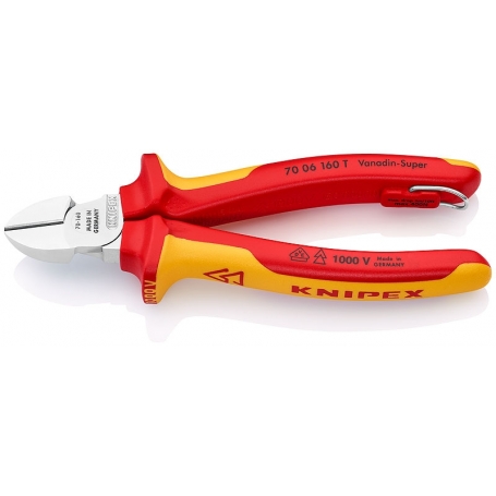 Knipex 70 06 160 T Seitenschneider verchromt 160 mm
