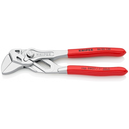 Knipex 86 03 150 Μίνι κλειδί τσιμπίδα, επιχρωμιωμένο, 150 mm