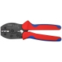 Knipex 97 52 36 SB KNIPEX PreciForce® Crimpzange brüniert mit Mehrkomponenten-Hüllen 220 mm