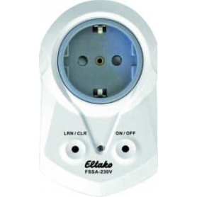 Eltako FSSA-230V radio actuator socket switch.