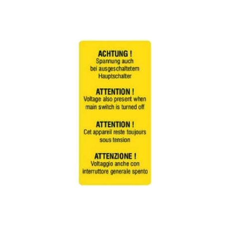 PROTEC.class PMSSH 10St Maschinenschild Achtung 10St