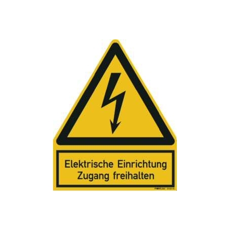 PROTEC.class PWZEE warning signs electric. Agency