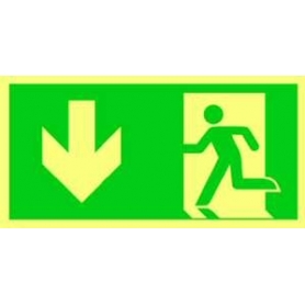 PROTEC.class PRZKPG emergency signs straight plastic