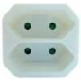 PROTEC.class PEA2W EURO adapter 2-fold white