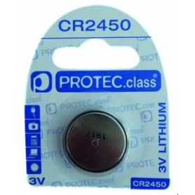 PROTEC.classe PKZ50R CR2450 Batterie Lithium 3V 630mAh