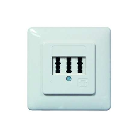 PROTEC.net PTAE-U Πρίζα τηλεφώνου Universal UP 6F+N cw