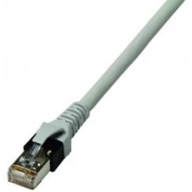 PROTEC.net Cable parche gris PPK6a ISO RJ45 gris 3 m