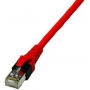 PROTEC.net PPK6a rot Patchkabel-ISO RJ45 rot 0,5 m