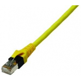 PROTEC.net PPK6a jaune Patch cord ISO RJ45 jaune 3 m