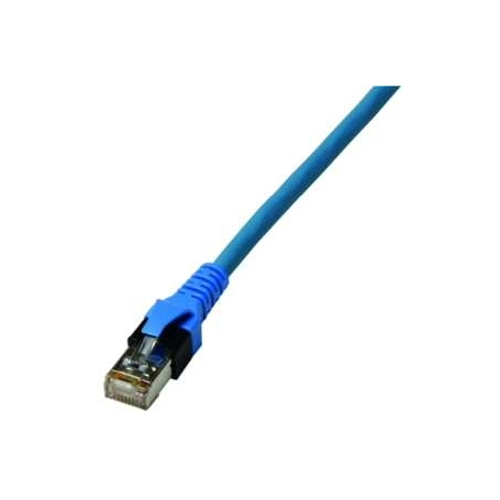 PROTEC.net Cable de parche azul PPK6a ISO RJ45 azul 3 m