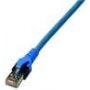 PROTEC.net Ppk6a modri priključni kabel ISO RJ45 modri 3 m