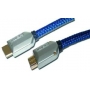 PROTEC.class PHDMI S3 HDMI Kabel s/b Stoff-Mantel 3m