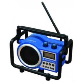 PROTEC.class PAULA 2.0 stavebné stránky rádio MW/UKW modrá
