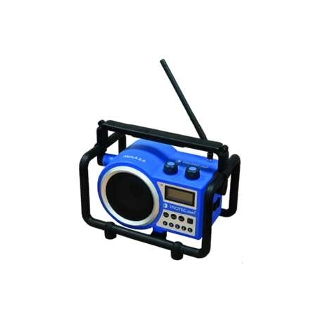 PROTEC.class PAULA 2.0 építőipari rádió MW/UKW blue