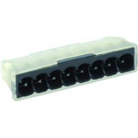 PROTEC.class PSK 8 plug clamp 8 x 0.5-2.5mm2 transp. 50 pieces