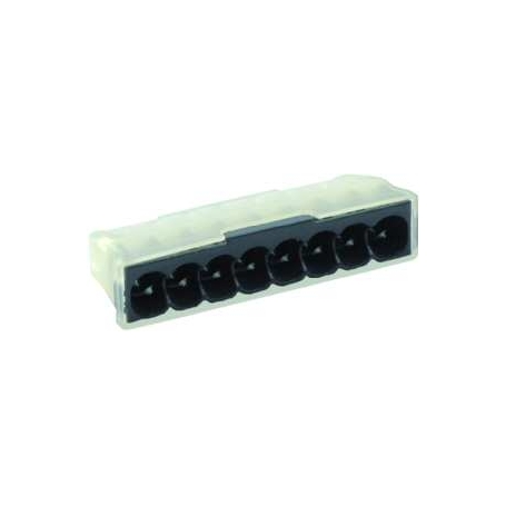 PROTEC.class PSK 8 plug clamp 8 x 0.5-2.5mm2 transp. 50 pieces