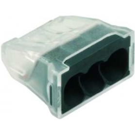 PROTEC.class PSK 3 connector 3 x 0.5-2.5mm2 transp. 100 pieces