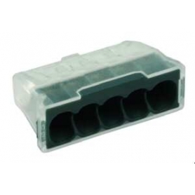 PROTEC.class PSK 5 connector 5 x 0.5-2.5mm2 transp. 100 pieces