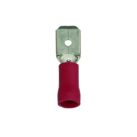 PROTEC.class PFSI 0,5-1,0/2,8x0,8 Flachstecker rot 100 Stück