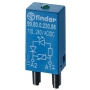 Finder Módulo 9980023098, Varistor y LED verde, 110 a 230 V AC/DC